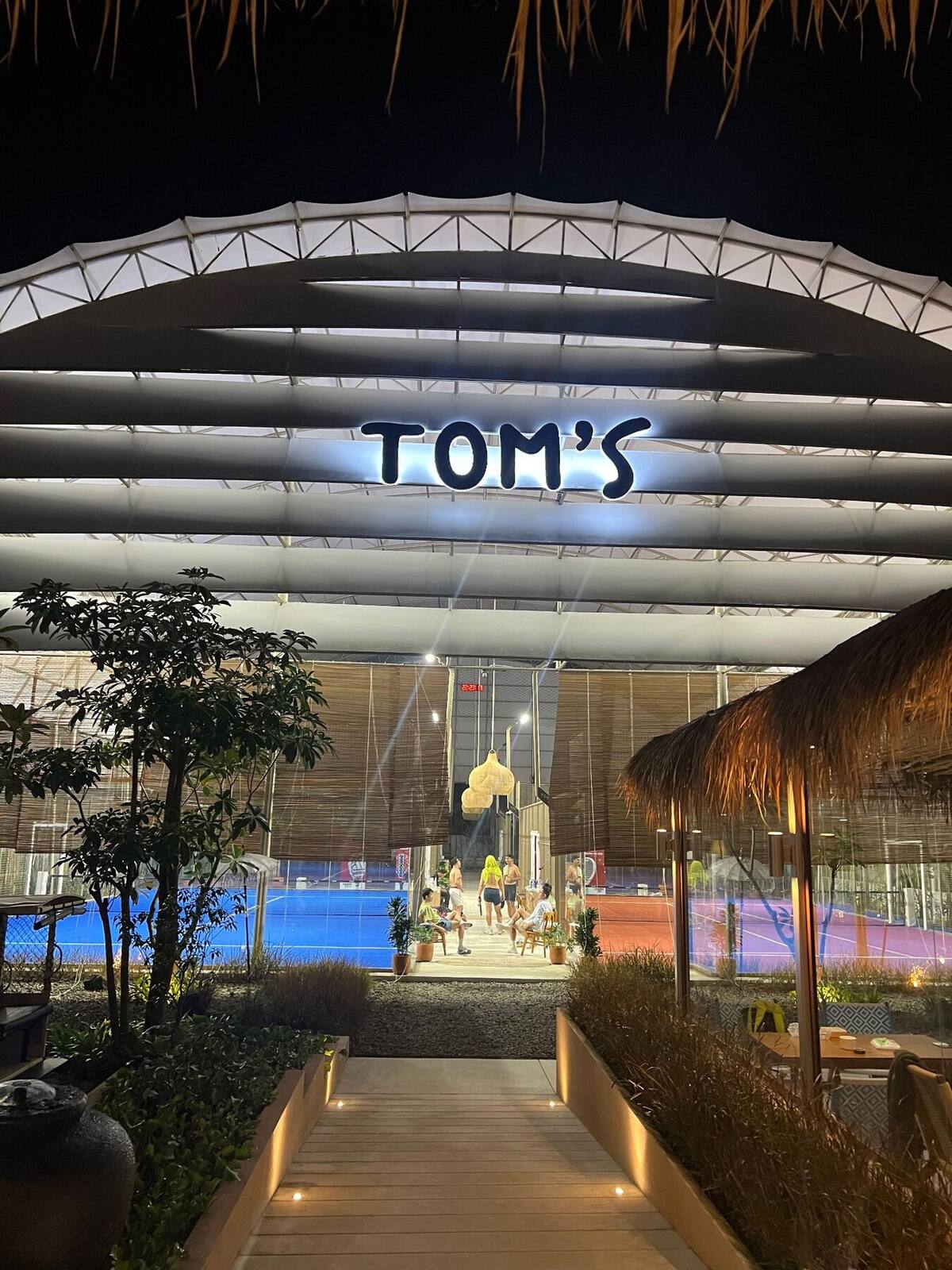 Night façade